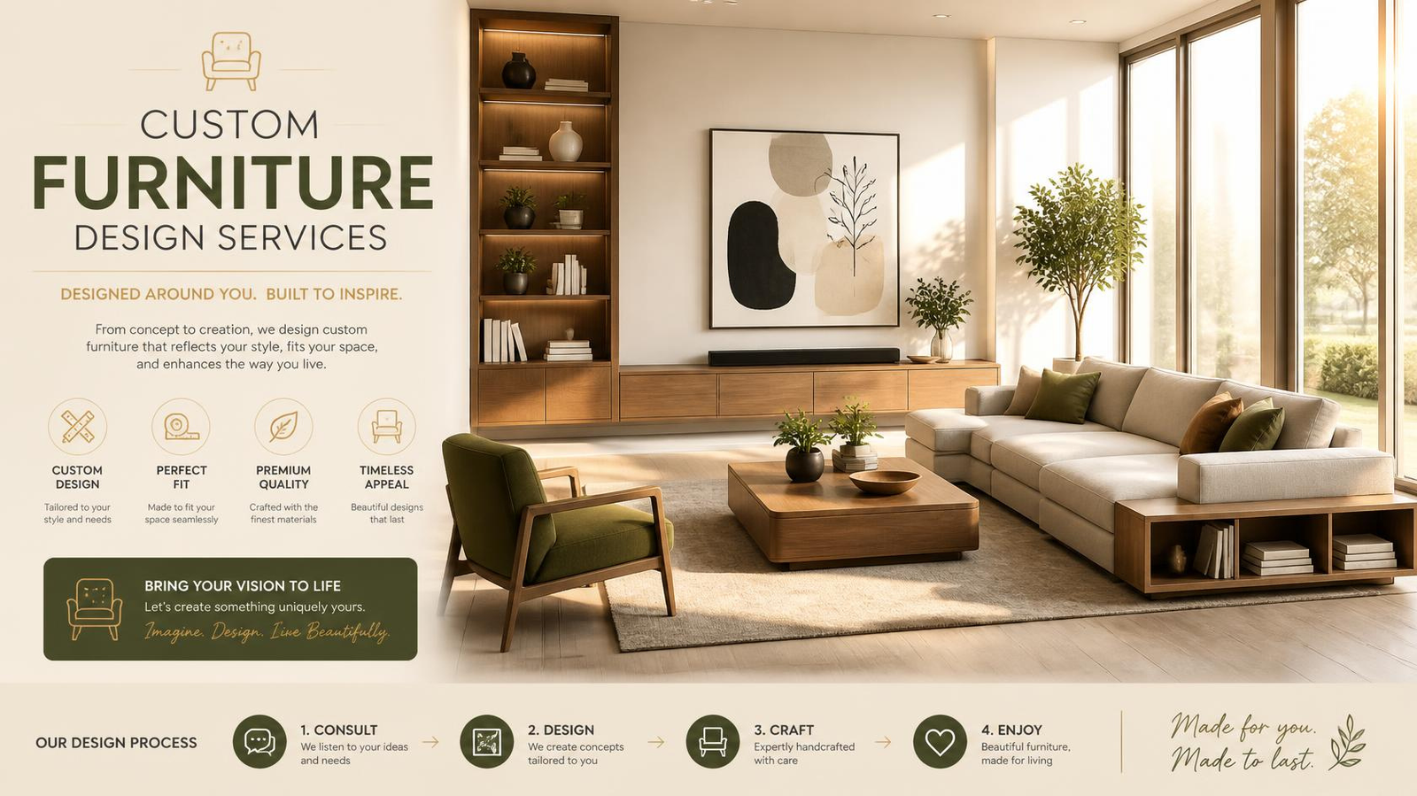 Custom Furniture Jakarta Wujudkan Gaya Interior Impian dengan Mudah!