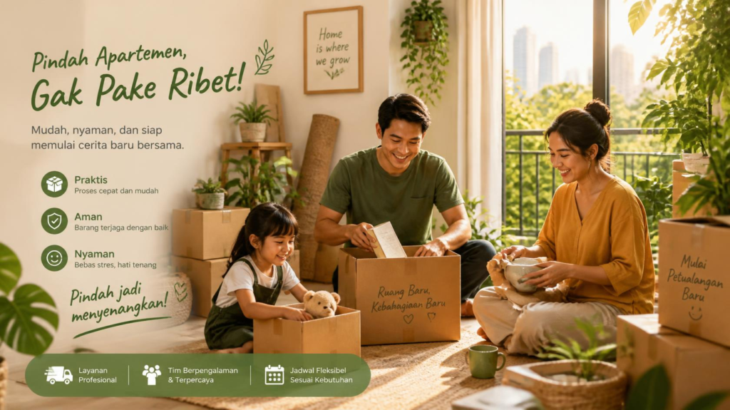 Pindahan Apartemen Tanpa Repot: Rekomendasi Jasa Pindahan Terpercaya