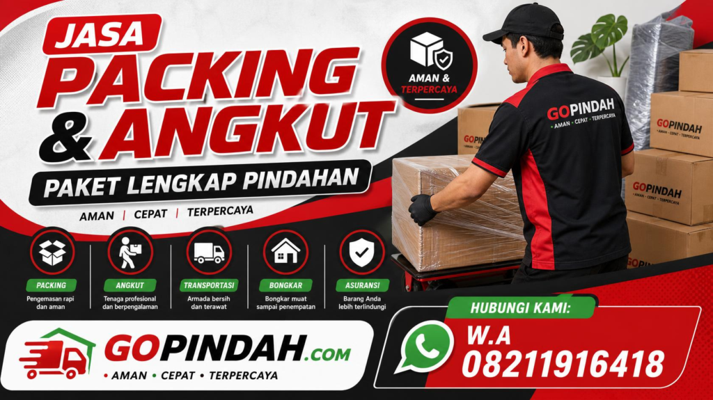 Jasa Packing dan Angkut Paket Lengkap Pindahan (W.A 08211916418)