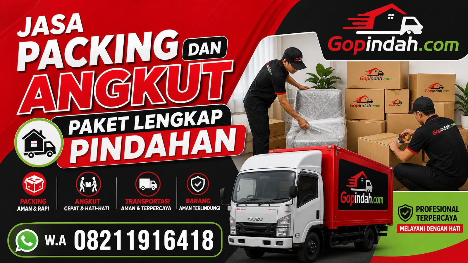 Jasa Packing dan Angkut Paket Lengkap Pindahan